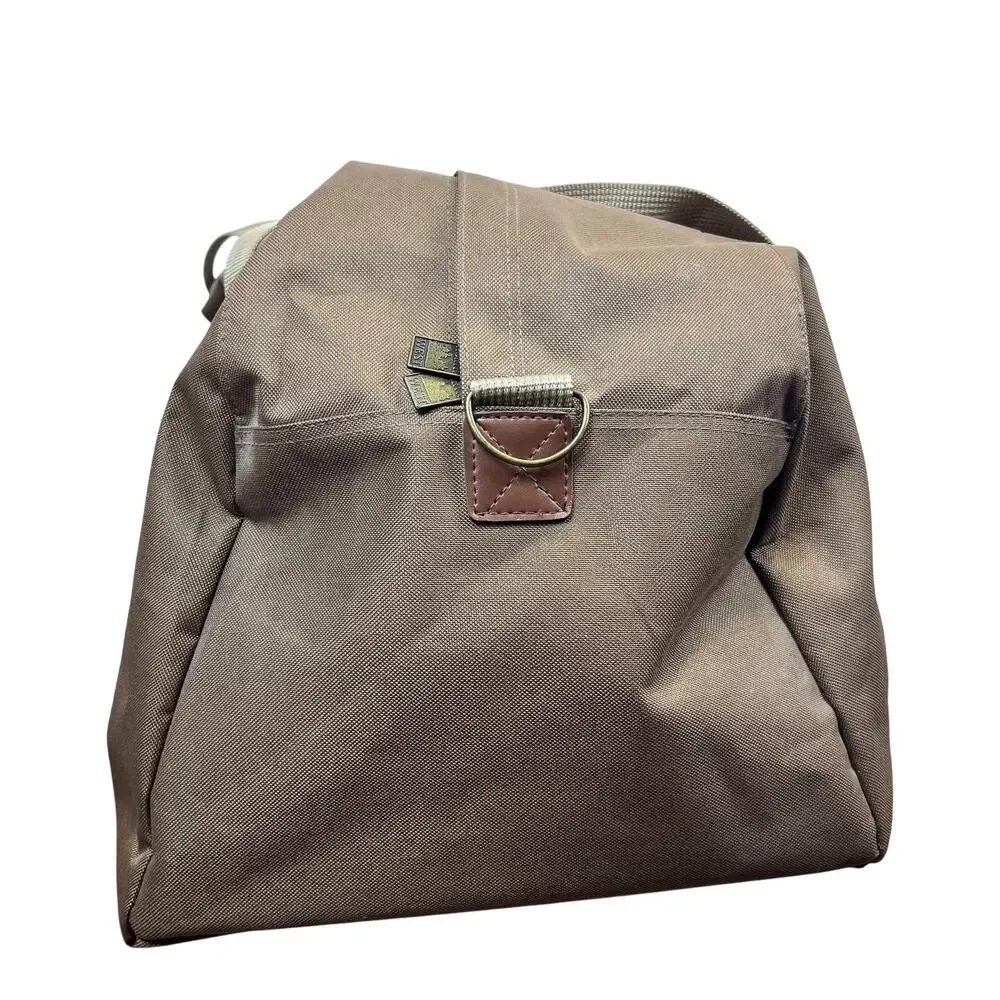 Hersheys North West Collection Brown Canvas Duffle Bag Travel Weekender‎ Luggage